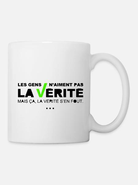 Vérité - Mug blanc - blanc