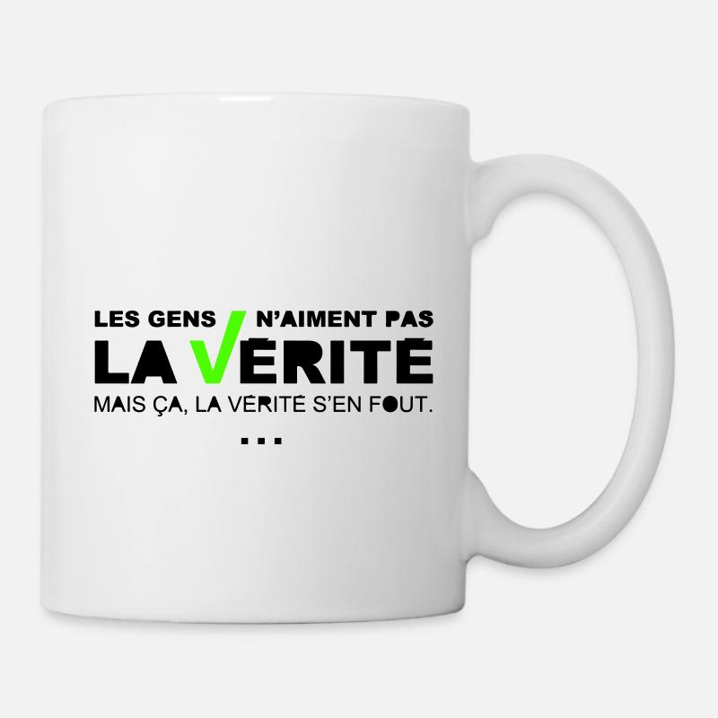 Vérité - Mug blanc - blanc