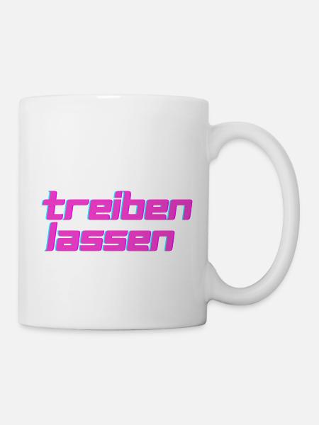 Treiben lassen - Tasse - Weiß