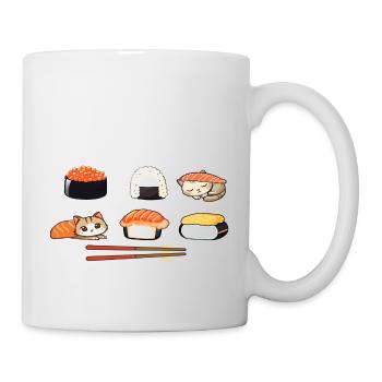 Sushi - Tasse - Weiß - Rechts