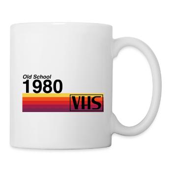 Old School 1980 - VHS - Mug blanc - blanc - Droite