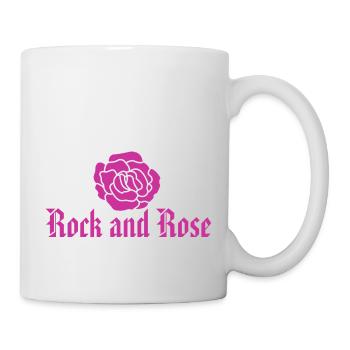 Rock and Rose - pink - Mug - white - Right
