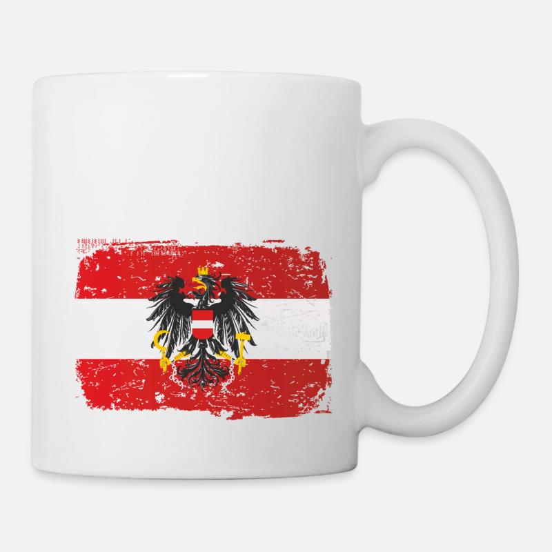 Österreich Austria - Geschenk - Tasse - Weiß
