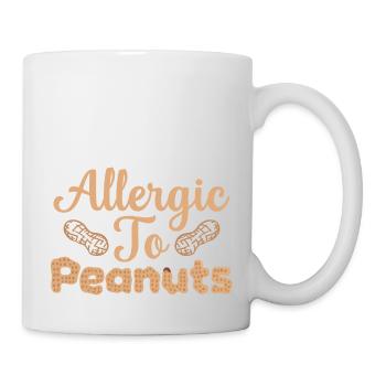 Sensibilisation allergique aux arachides et aux noix - Mug blanc - blanc - Droite