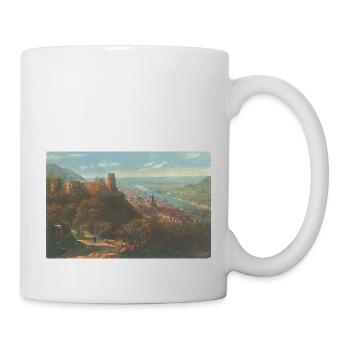 Heidelberg Postkarte - Tasse - Weiß - Rechts
