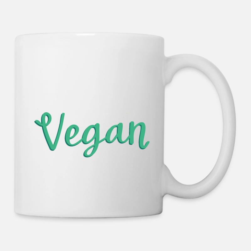 Végétalien - Mug blanc - blanc
