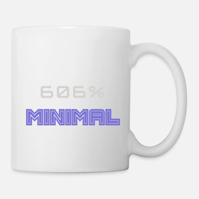 606 Minimal - Tasse - Weiß