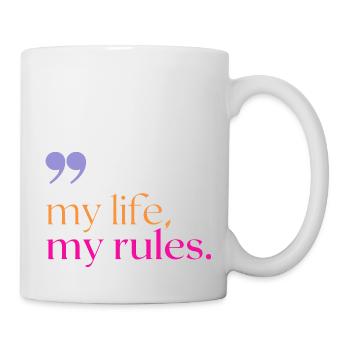 Rules - Tasse - Weiß - Rechts