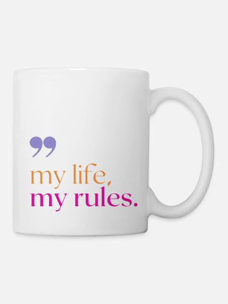 Rules - Tasse - Weiß