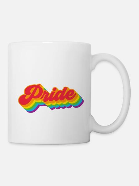 Pride | LGBTQIA+ | Show some love - Tasse - Weiß