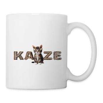 Katze - Für alle die Katzen lieben und das Zeigen - Tasse - Weiß - Rechts