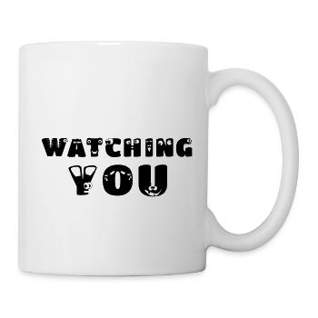 watching you - Tasse - Weiß - Rechts