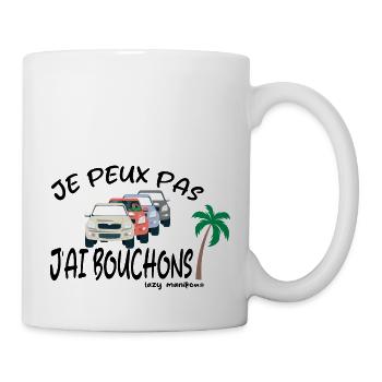 Je peux pas j’ai bouchons 972 971 973 974 - Mug blanc - blanc - Droite