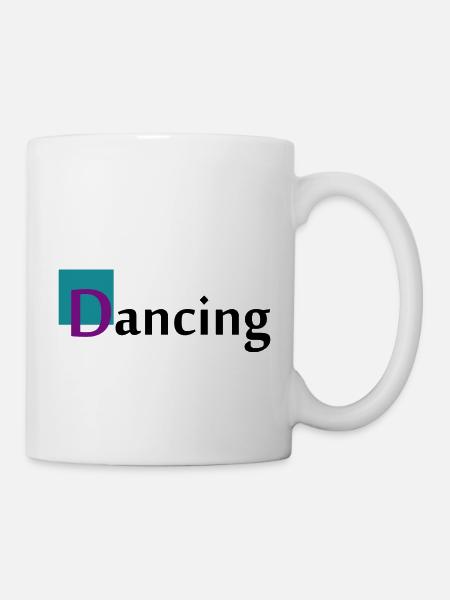Dancing Dance Music - Tasse - Weiß