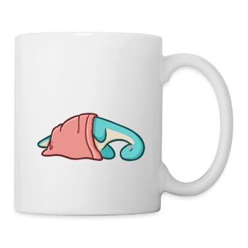 hugadino chef dino, cute dinosaur - Mug - white - Right