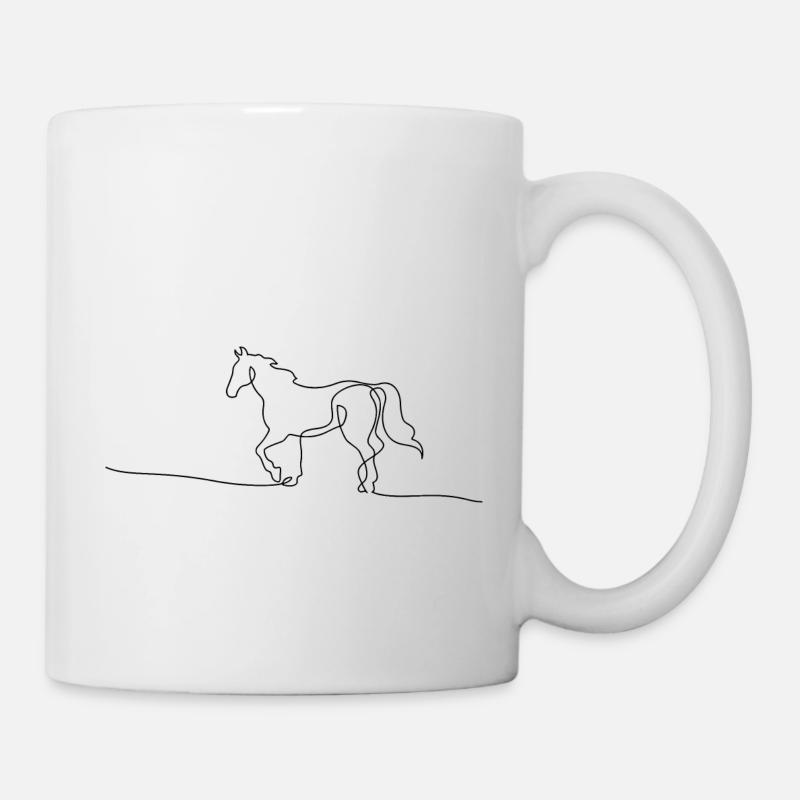 Pferde - Tasse - Weiß