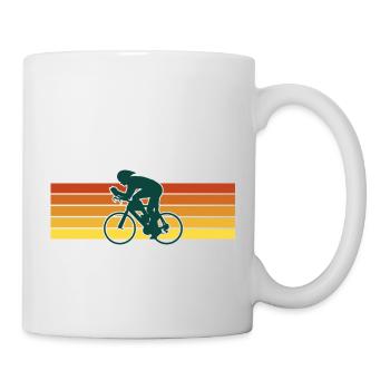 Fahrrad - Tasse - Weiß - Rechts