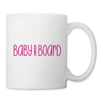 Baby on Board - Tasse - Weiß - Rechts