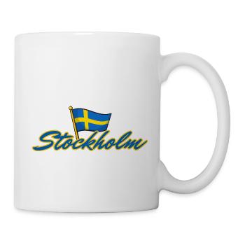 Stockholm Suède Souvenir - Mug blanc - blanc - Droite