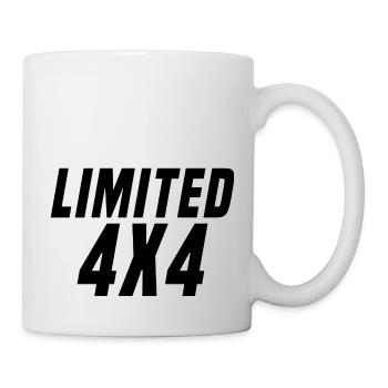 Limitée 4x4 à quatre roues motrices - Mug blanc - blanc - Droite