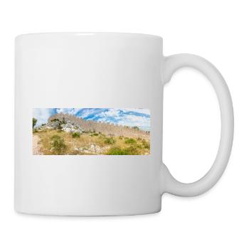 Die Mauer von Oštrica (Bedem Grebastica) Kroatien - Tasse - Weiß - Rechts
