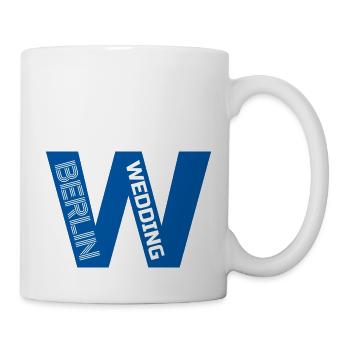 W Berlin Wedding blau - Tasse - Weiß - Rechts