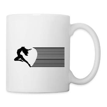 Danse Musique de danse - Mug blanc - blanc - Droite