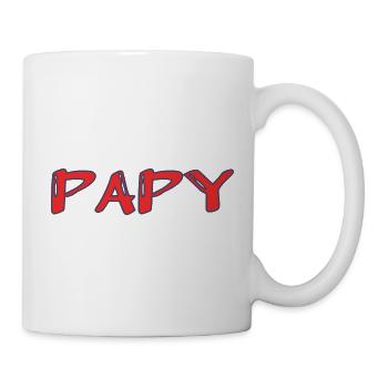 BONNE FÊTE PAPA. PAPA. FÊTE DES PÈRES. PÈRE - Mug blanc - blanc - Droite