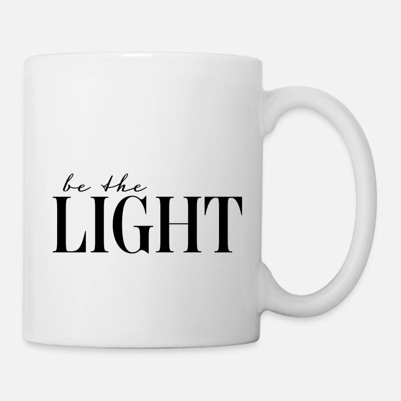 Be the light! Customisable - Mug - white