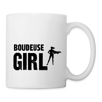 boudeuse girl - Mug blanc - blanc - Droite