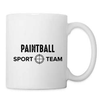 Paintball Airsoft - Tasse - Weiß - Rechts