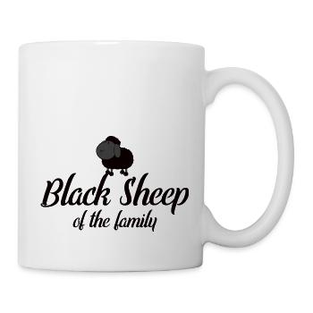 Mouton noir de la famille | Humour Black Sheep - Mug blanc - blanc - Droite