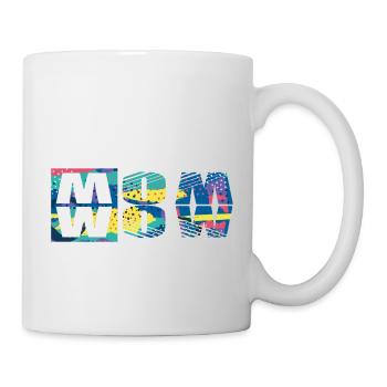 Mama Mom Wow Mothers Day Funny Cute Family Mother - Mug - white - Right