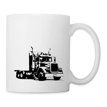 Truck Driver Truck Truck - Mug - white - Right