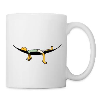 Hamac Sommeil Détente Joyeuses Fêtes - Mug blanc - blanc - Droite