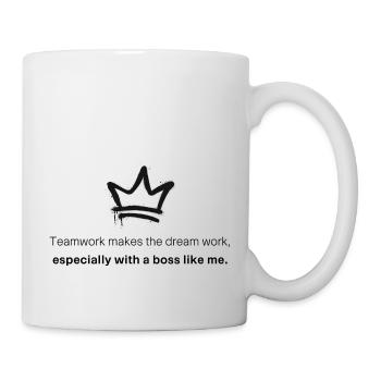 Teamwork makes the dream work especially... - Mug - white - Right