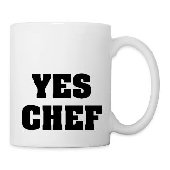 Yes chef - Mug - white - Right