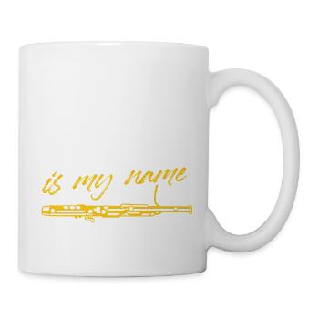 bassoniste est mon nom bb1 eb1 est mon game Design - Mug blanc - blanc - Droite