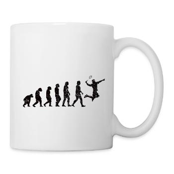 Badminton badminton fan badminton équipe de badminton - Mug blanc - blanc - Droite