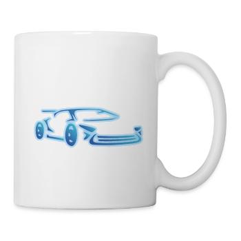 Fast Supercar Concept Car Sports Car Racing - Mug - white - Right