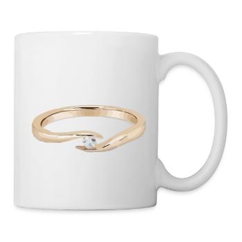 Ring - Tasse - Weiß - Rechts