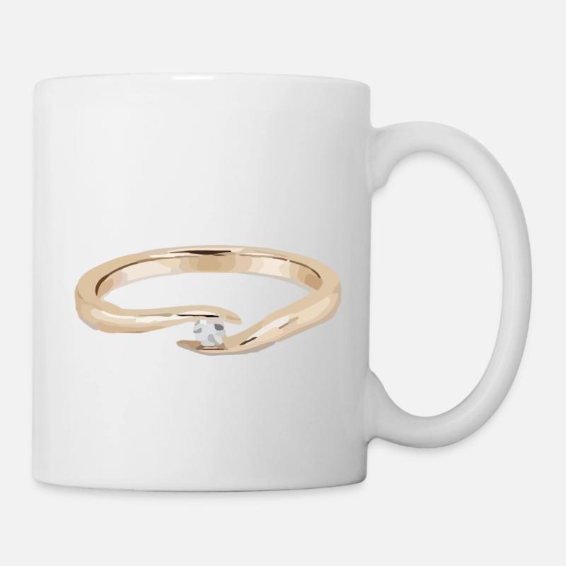 Ring - Mug - white