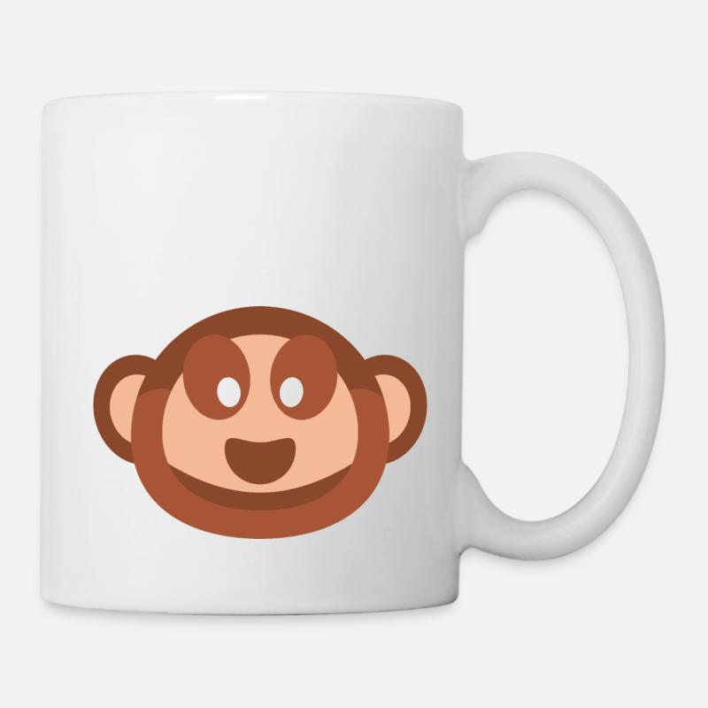 Affe (Bubble) - Tasse - Weiß