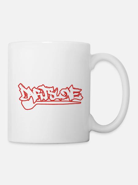 Dartslove_red - Tasse - Weiß