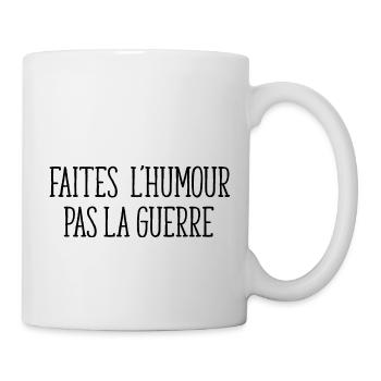Humour guerre conflit - Mug blanc - blanc - Droite