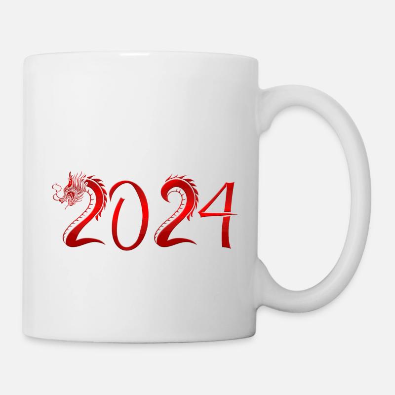 Chinesisches Neujahr Drache China Asian I Geschenk - Tasse - Weiß