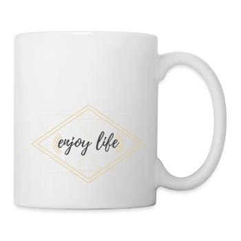 enjoy life - Mug - white - Right