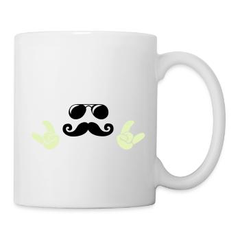 Visage froid - Mug blanc - blanc - Droite