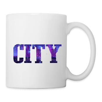 City - Tasse - Weiß - Rechts