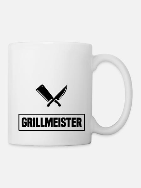 Grillmeister - Tasse - Weiß